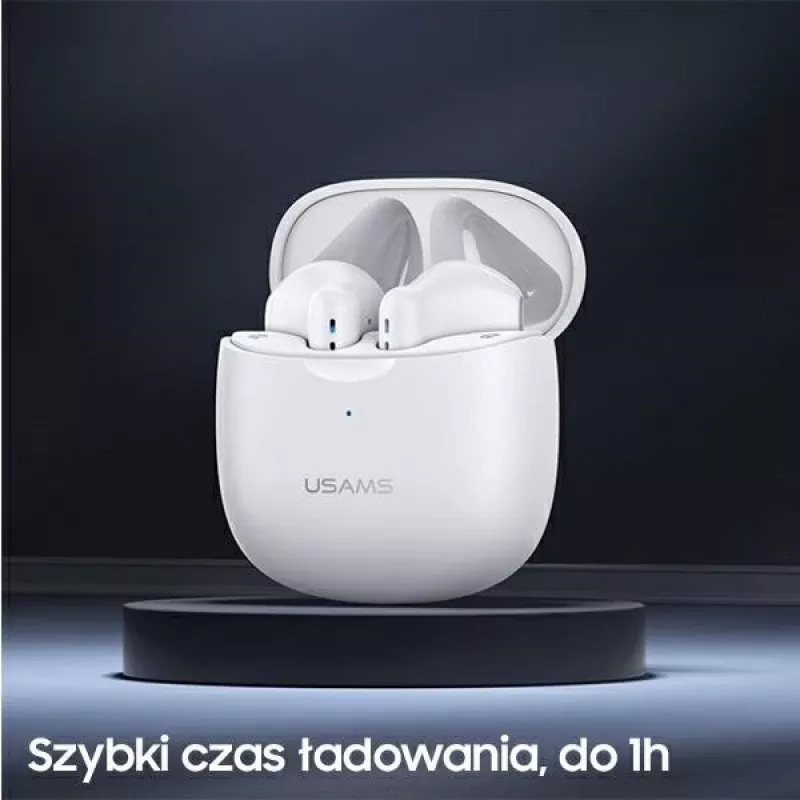 Bluetooth kõrvaklapid Usams TW S 5.0 IA seeria valge
