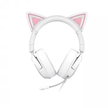 Peakomplekt Razer Kraken Kitty V3 X — mängupeakomplekt RGB-valgustuse, kerge disaini ja sisseehitatud mikrofoniga