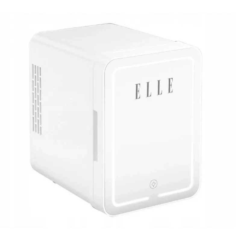 Minikülmik LED-meigipeegliga Elle ESDAFX04WHEU 4 L valge