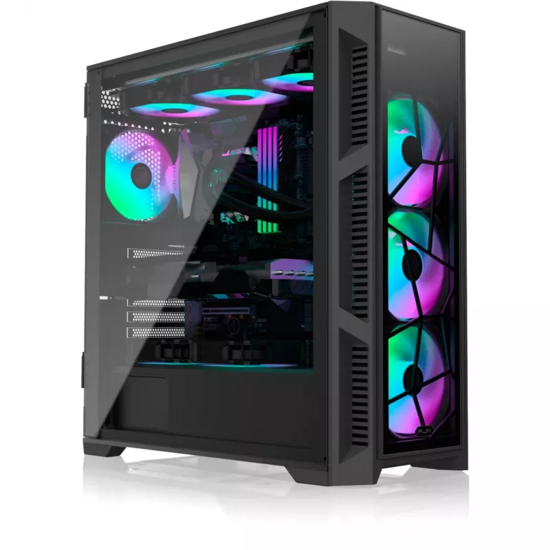 PONOS Ultra, Midi Tower, PC, Must, ATX, EATX, micro ATX, Mini-ITX, SPCC, Korpus