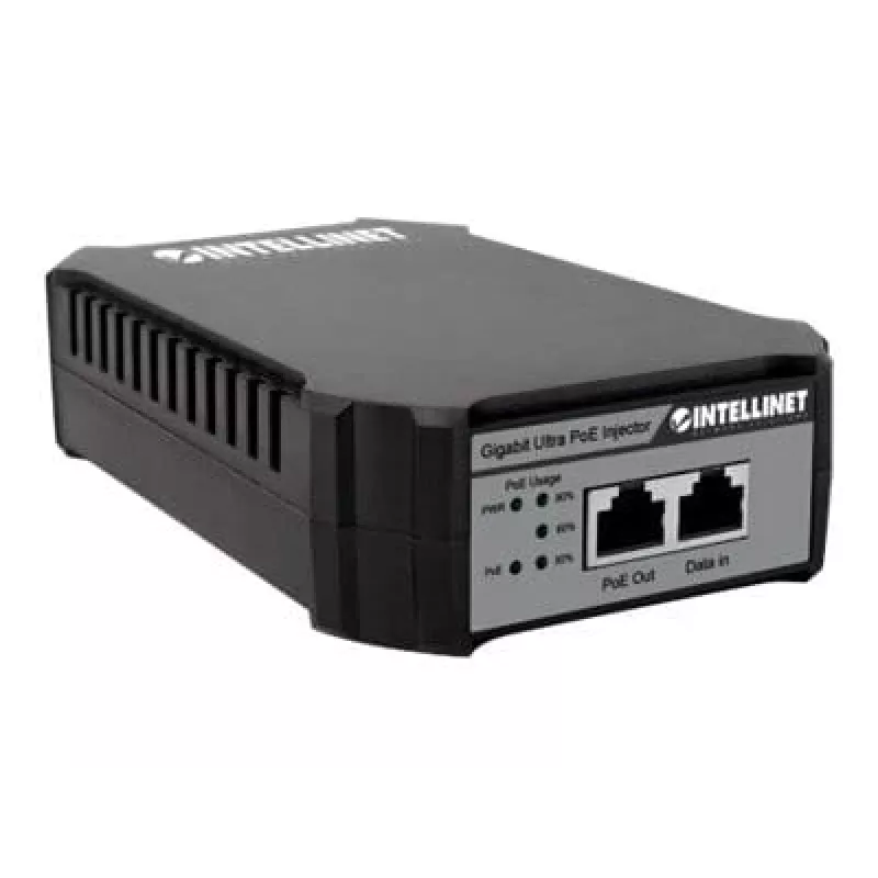 Intellinet Gigabit PoE++ toiteadapter, üks 95 W port, IEEE 802.3bt (4PPoE) -ühilduv, plastikust korpus, seinale kinnitatav