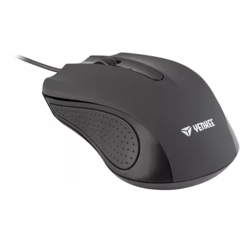 USB-juhtmega hiir, 3 nuppu, kummeeritud pind, 1000DPI