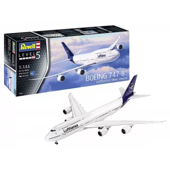 Airplane Revell Boeing 747-8 Lufthansa New Livery