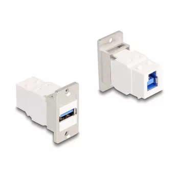 DeLOCK paneelikinnitusega võtmestikmoodul USB 5 Gbps A-tüüpi emane B-tüüpi emasele