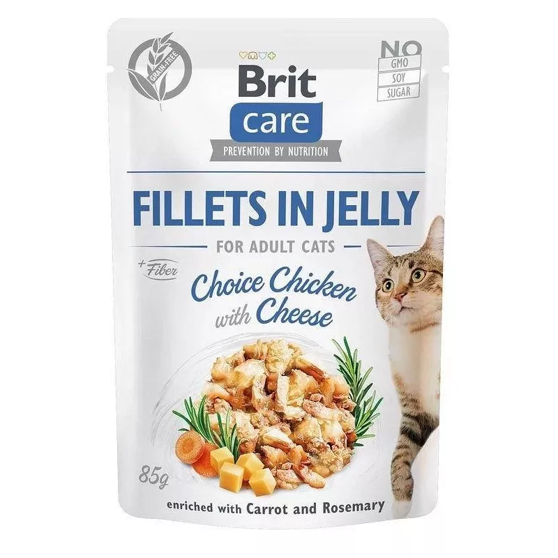 Märg kassitoit kotikestes Brit Care FJ Flavour Box tarretises 12 x 85 g