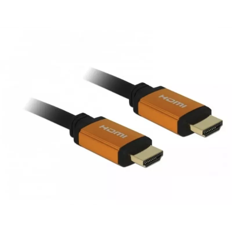 HDMI-kaabel DeLOCK 85728 1,5 m tüüp A must kuldne