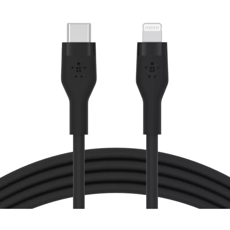 Lightning-kaabel 2 m Belkin CAA009BT2MBK USB-C Lightning must