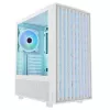 PC-korpus MODECOM BREEZE ARGB Flow MIDI Must — ATX, 3x140mm ees + 1x140mm taga, karastatud klaas, USB-C