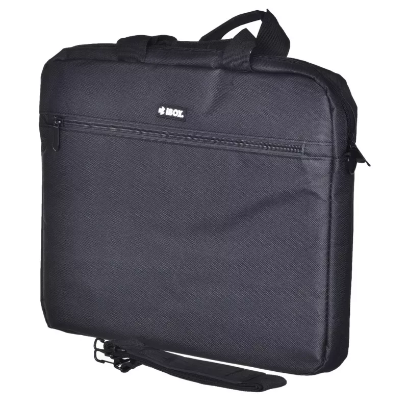 Portfell IBOX TN6020 kuni 39,6 cm (15,6 tolli) sülearvutitele — nailon, must, õlarihm