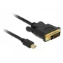 Videokaabli adapter DeLOCK 83988 Mini DisplayPort DVI-D-le 1m