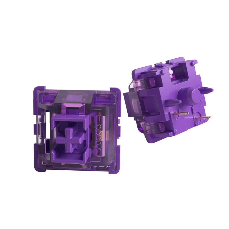 Akko V3 Pro Lavender Purple mehaaniline lüliti, 5-pin, taktiilne, MX vars, 40 g, 45 tk