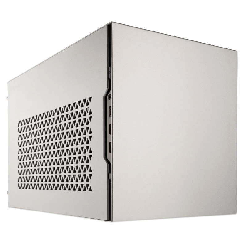 Mini-ITX korpus SILVERSTONE SST-SG15S, hõbedane alumiiniumist kompaktne šassii