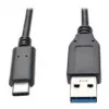 Tripp U428-003-G2 USB-C–USB-A kaabel (pistik/pistik) – USB 3.2 Gen 2 (10 Gbit/s) – Thunderbolt 3 ühilduv – 0,91 m – 1,83 m – USB C – USB A – USB 3.2 Gen 2 – isane/isane