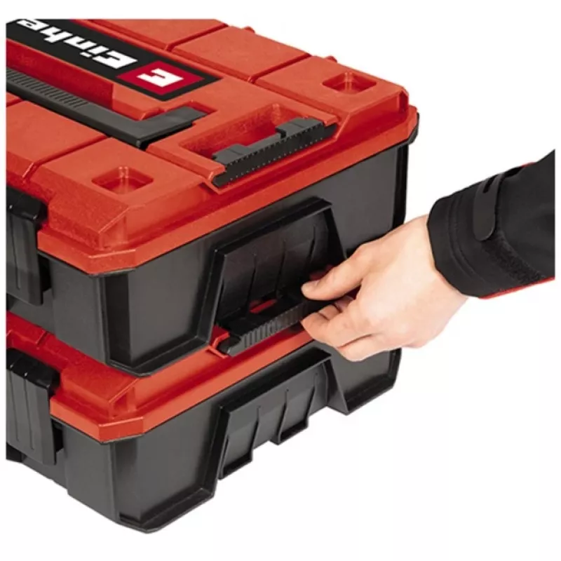 Tööriistakohver Einhell 4540019 must punane 420x95x280mm 1,95kg