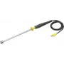 Fluke SureGrip - Test probe - Must - Silver - kollane - Stainless Steel - PVC - 1 m - 60 V (2098723)