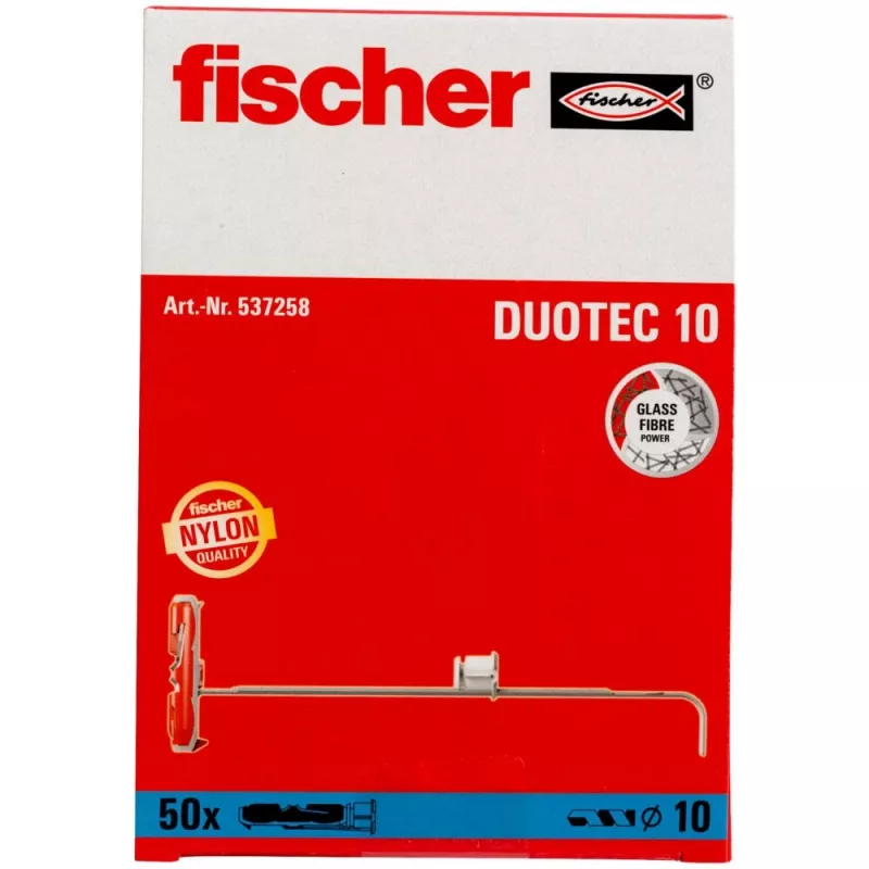 Fischer 537258 kruviankur / seinapistik 50 tk Kruvi- ja tüüblikomplekt 50 mm