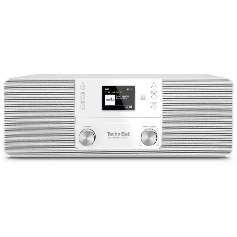 TechniSat DigitRadio 370 CD IR DAB-raadio CD-/MP3-mängija digitaalne mängija raadio internetiraadio Bluetooth-heli vastuvõtja 10 W