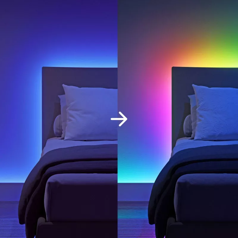 Seinavalgustusriba Nanoleaf NF085K02-5ALS RGB värvimuutusega