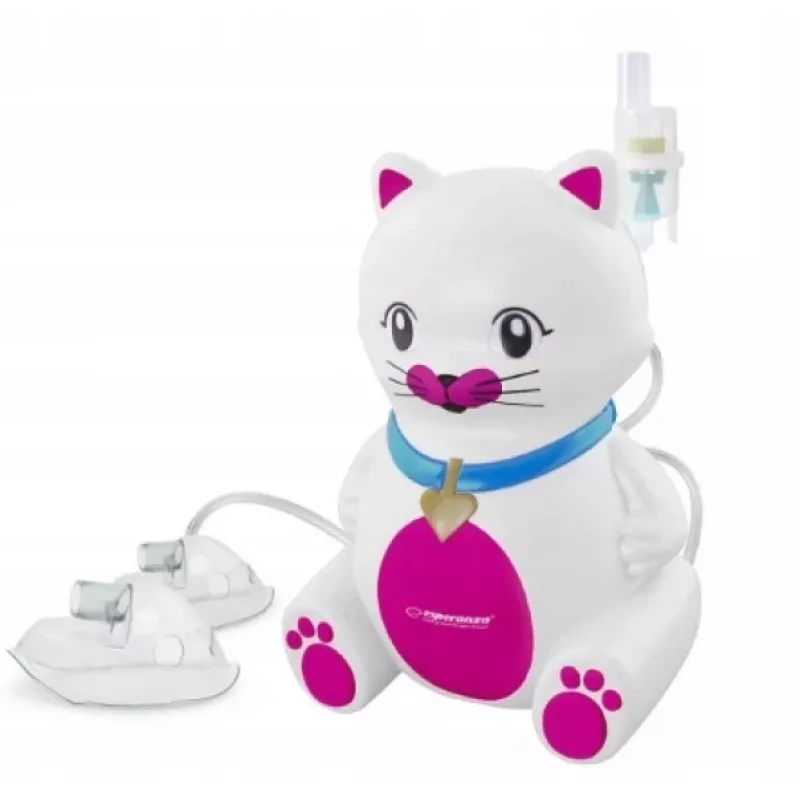 Lauapealne võrknebulisaator ESPERANZA ECN003 — õhuvool 8 l/min, nebulisatsioon 0,4 ml/min, max täitekogus 10 ml, vahelduvvool 220 V