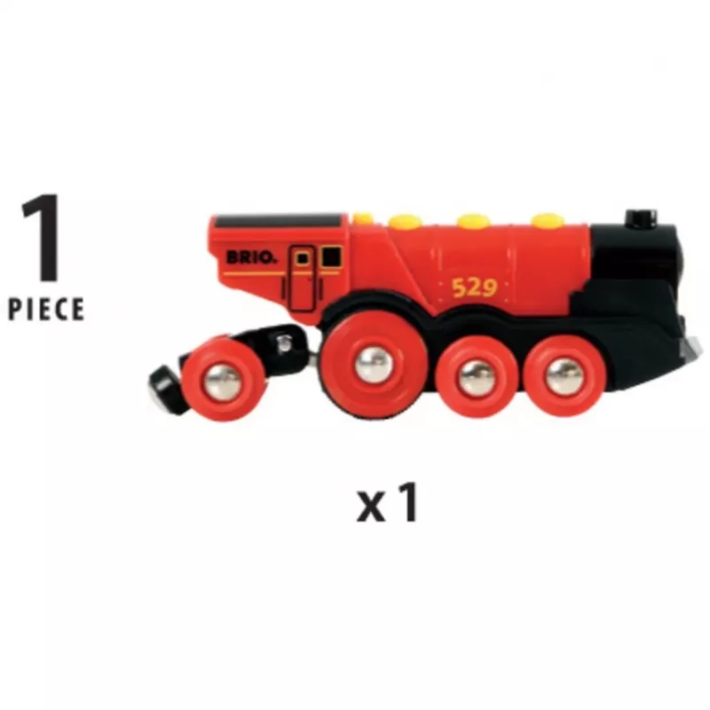 BRIO 33592 patareitoitega rong must/punane