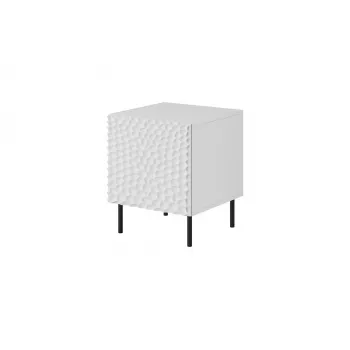 Öökapikomplekt Cama Meble HOLE — 2 tk, 44×40,5×53,5 cm, valge matt, MDF/puitlaastplaat, 16 mm raam