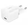 Laadija Belkin BoostCharge 25W USB-C PD (sise-AC) valge — kaasaskantavate mängukonsoolide, nutitelefonide, tahvelarvutite jaoks
