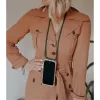 Telefonikett Lookabe loo014 iPhone XR-ile – kuldne-roheline kaitsekott rihmaga