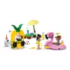 Ehitusmänguasi LEGO Friends komplekt 42658 basseinipidu ükssarviku ja flamingoga, tegelased ja tarvikud