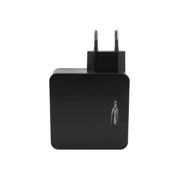 ANSMANN 247PD - Toiteplokk - 45 W - 4700 mA - PD, QC 3.0 - 2 väljundporti (USB, USB-C) - Must (1001-0095)