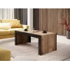 Kohvilaud Cama Meble MILA 120x60x50 cm Wotan tammeplaat, must raam