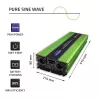 Qoltec Monolith toiteadapter/muundur Auto 5000 W Roheline
