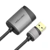 Vention USB-väline helikaart 0,15 m hall metall