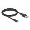 USB USB-C to DisplayPorti kaabel DeLOCK 86040 8K 60 Hz 1.5 m