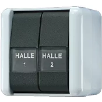 Jung 805 NAW elektrilüliti 1P must - valge (805NAW)