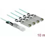 Aktiivne optiline kaabel QSFP+ kuni 4 x SFP+ 10 m DeLOCK 84073