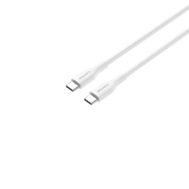CANYON kaabel CC60SC10 C-C 60W 1m silikoonvalge
