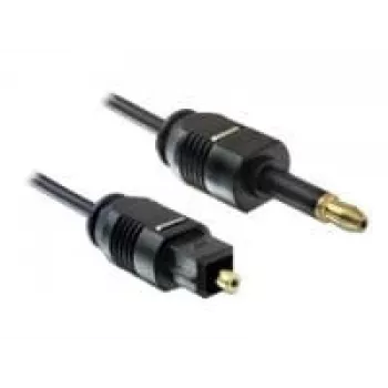 Toslink audio kaabel DeLOCK 82876 2m Mini-TOSLINK Must