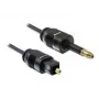 Toslink audio kaabel DeLOCK 82876 2m Mini-TOSLINK Must