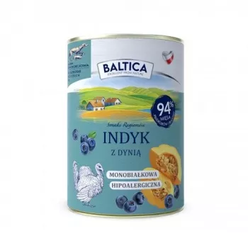BALTICA regionaalsed maitsed Türgi kõrvitsaga – märg koeratoit – 400g