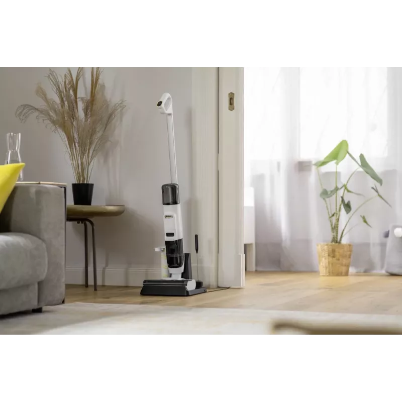 Põrandapesur-tolmuimeja Karcher FCV2 Natural N 1.056-101.0 — aku 21,6 V, tööaeg 25 min, 160 W, kuiv- ja märgpuhastus, kotita, LED-ekraan