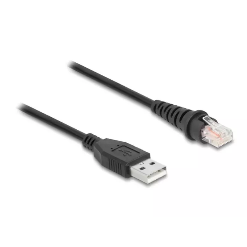 DeLOCK RJ50 USB 2.0 tüüp-A vöötkoodiskanneri kaabel 2 m