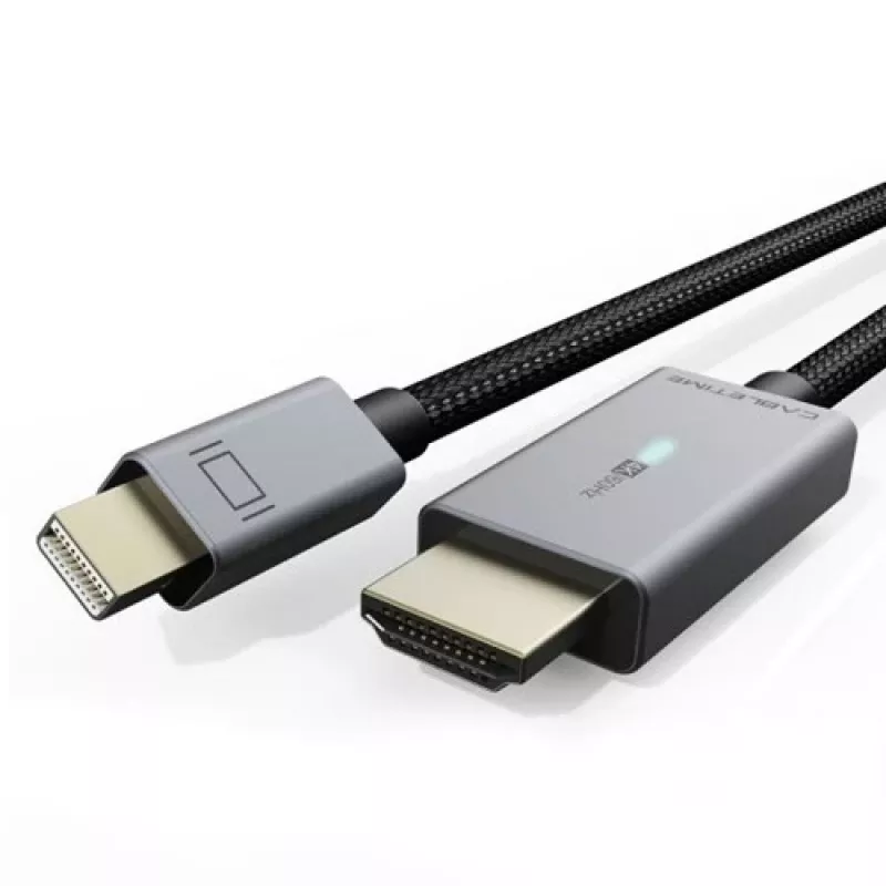 Mini DisplayPort–HDMI-kaabel CABLETIME 1 m, 4K@30Hz, passiivne adapterkaabel
