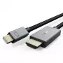 Mini DisplayPort–HDMI-kaabel CABLETIME 1 m, 4K@30Hz, passiivne adapterkaabel
