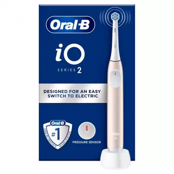 Elektriline hambahari Oral-B iO2 roosa — laetav, nutikas rõhuandur