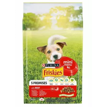 FRISKIES Mini Menu Veiseliha köögiviljadega - kuiv koeratoit - 1,5 kg