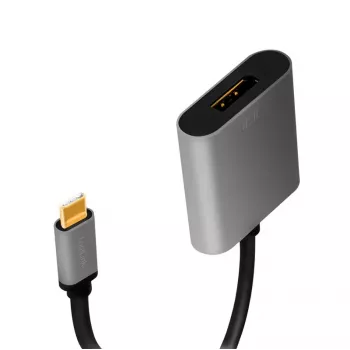 LogiLink CUA0102 USB 3.2 Gen1 USB-C - DisplayPort-kaabel 0,15 m must