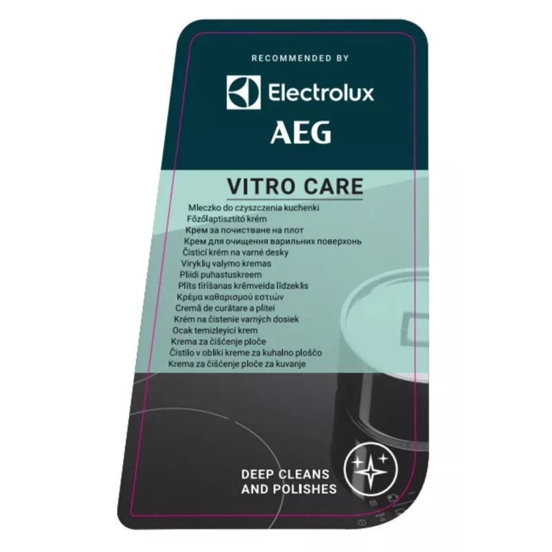 Pliidipuhastuskreem Electrolux Vitro Care 300 ml — kreem keraamilistele ja induktsioonpliitidele, pudel dosaatoriga