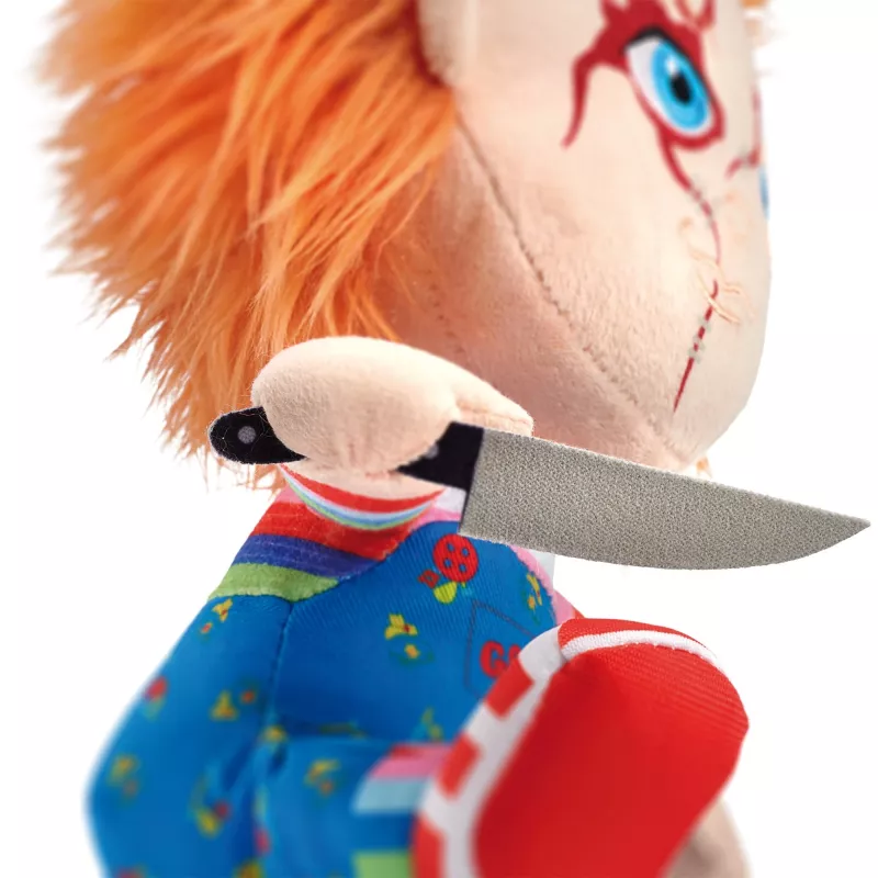 Pehme kaisunukk Chucky, Schmidt Spiele mudel 42840, pehme topistegelane