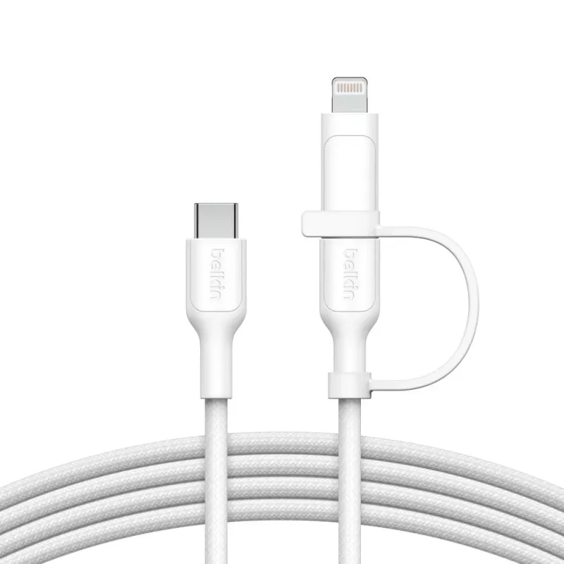 USB-kaabel Belkin BoostCharge Pro 1,5 m USB-C USB-C/Lightning Valge