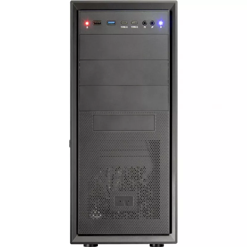 Arvutikorpus Inter-Tech ATX IT-8862 Plaid, värv must